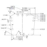 QSP 52-FA5112 1/4" Two Post Shim Plate replacement part