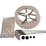 QSP CH-11 Carbon PASSENGER / LIGHT TRUCK Turn Plate Repair Kit includes: (54) 9/16"Acetal balls, (2) zinc internal washers, (8) carbon springs, (2) carbon top screws, (2) carbon bottom set screws, (2) retainers, (4) lock pins replacement part