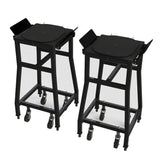 QSP DB-20K Pair of Stands include built in Turnplates - DB-20K