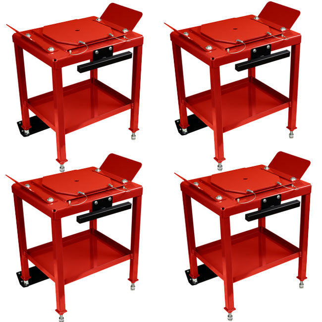 QSP DB-28 Set of 4 portable alignment stand with built in Turnplates - DB-28