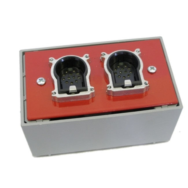 QSP DB-502 Double connection box. Includes (2) mounting screws and (10) UR connectors replacement part