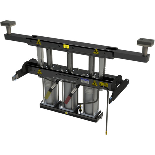 QSP RJ-7000-C 7,000 lb. Capacity Pneumatic Pivoting Rolling Jack Challenger Version