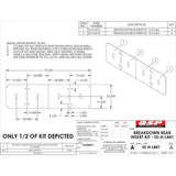 QSP SS-H-L441 1 set of 2 SS Inserts for Hunter L441 RSP 22-1/2" x 79-1/4" - fits models with or without power slide replacement part