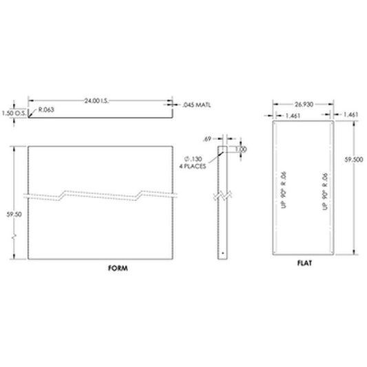 QSP SS-WSL-24 SS Insert For a 24" Wheeltronic Scissor Lift Includes (2) SS Plates, (8) Shoulder Bolts, (500) 1/4" Celcon Balls, (8) 3/8" x 2" Washers and (4) Lock Pins, NEW ITEM replacement part