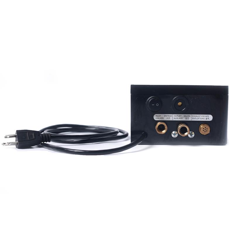 PCL QUBE 4 Mini Automatic Tire Inflator, 16' Hose, Single Lock-On Chuck