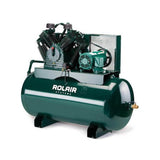ROLAIR H15312K100 15 HP 120 Gallon Horizontal Two-Stage Three-Phase Stationary Air Compressor - K100 Pump - Model H15312K100