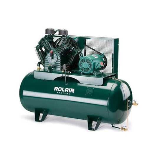 ROLAIR H75112K30 / V75112K30 7.5 HP 120 Gallon Two-Stage Single-Phase Stationary Air Compressor - K30 Pump - Model H75112K30