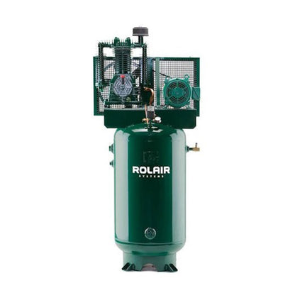 ROLAIR H10112K50 / V10112K50 10 HP 120 Gallon Two-Stage Single-Phase Stationary Air Compressor - K50 Pump - Model V10112K50