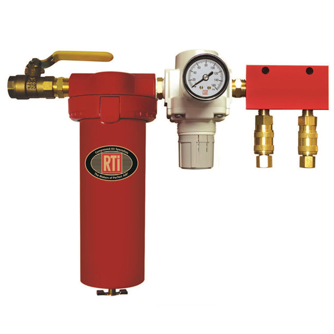 RTi STEALTH 1700B Coalescing Filter 1/2 in. Regulator With Manifold