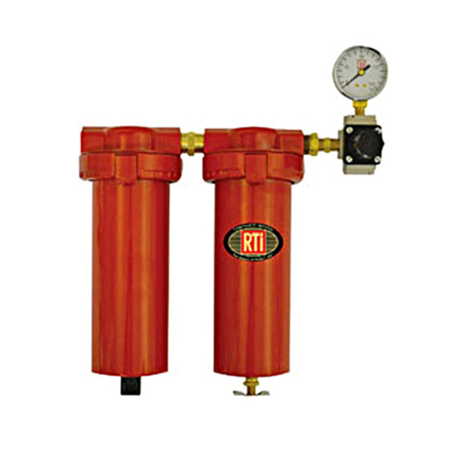 RTi STEALTH 3060B Activated Carbon Filter, 1/2 in. Inlet, Regulated 3/8 in. Outlet With Gauge