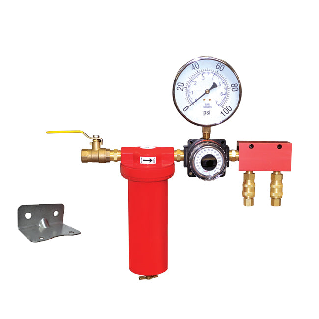 RTi STEALTH 3250B Coalescing Filter With Regulator, Manifold and Bracket