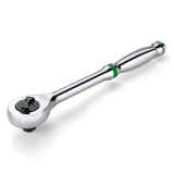 SK Tools - 3/8 in.- Drive, 160-Position Reversible Chrome Ratchet, 8.5 in.- Long