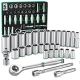 SK Tools - 31 Piece 3/8 in.- Drive, 6 Point, Standard & Deep, Metric Chrome Socket Set