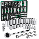 SK Tools - 30 Piece 3/8 in.- Drive, 6 Point, Standard & Deep, SAE Chrome Socket Set