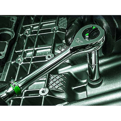 SK Tools - 1/2 in.- Drive, 11 Piece, 6 Point, Metric, Deep Chrome Socket Set