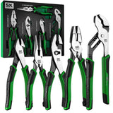 SK Tools - 5 Piece Dual-Material Multi-Purpose Pliers Set