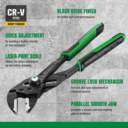 SK Tools - 5 Piece Dual-Material Multi-Purpose Pliers Set