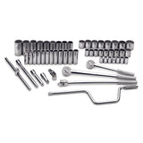 SK Tools - 54 Piece 1/2 in.- Drive 12 Pt Std and Deep Metric Socket Set