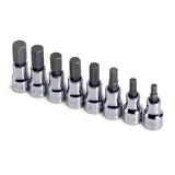 SK Tools - 8 Piece 3/8 in.- Drive Metric Hex Bit Socket Set