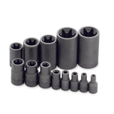 SK Tools - 13 Piece 1/4 in.-, 3/8 in.- and 1/2 in.- Drive Female TORX Socket Set