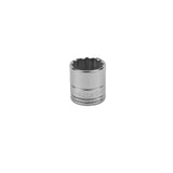 SK Tools - 22 mm 3/8 in.- Drive 12 Point Metric Standard Chrome Socket