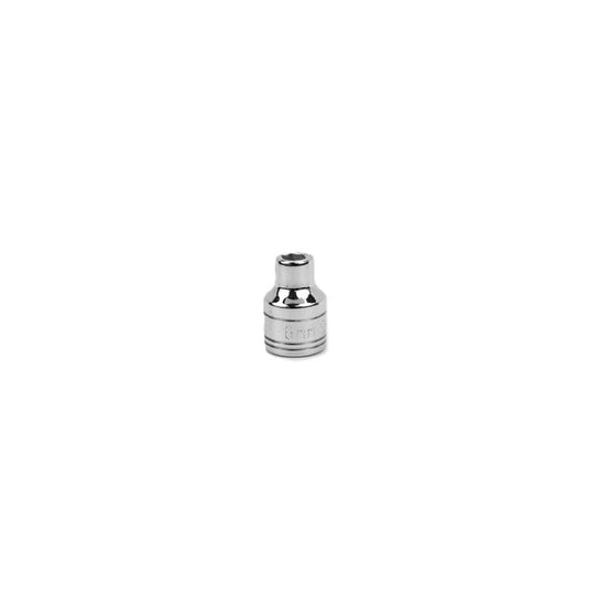 SK Tools - 6 mm 3/8 in.- Drive Metric Standard Chrome Socket