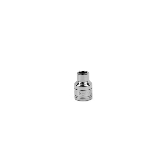 SK Tools - 8 mm 3/8 in.- Drive Metric Standard Chrome Socket