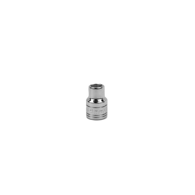 SK Tools - 9 mm 3/8 in.- Drive Metric Standard Chrome Socket