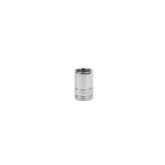 SK Tools - 13 mm 3/8 in.- Drive Metric Standard Chrome Socket