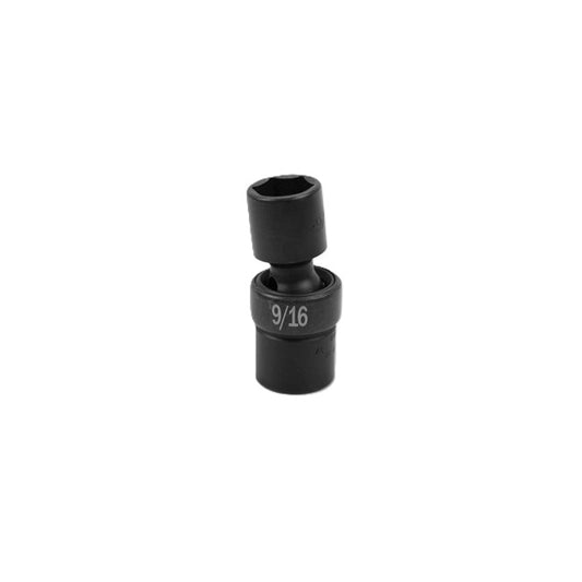 SK Tools - 9/16 in.- 3/8 in.- Drive 6 Point Swivel Fractional Impact Socket