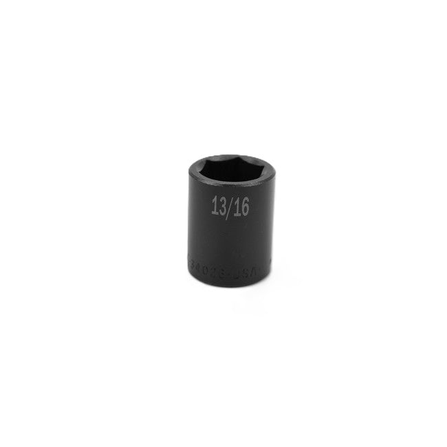 SK Tools - 13/16 in.- 1/2 in.- Drive 6 Point Standard Fractional Impact Socket
