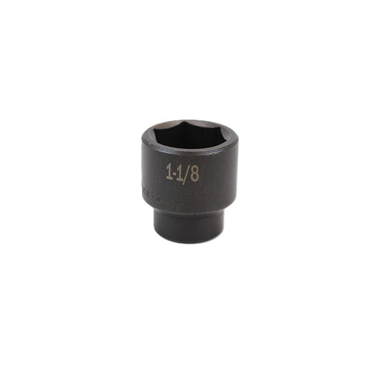 SK Tools - 1-1/8 in.- 1/2 in.- Drive 6 Point Standard Fractional Impact Socket