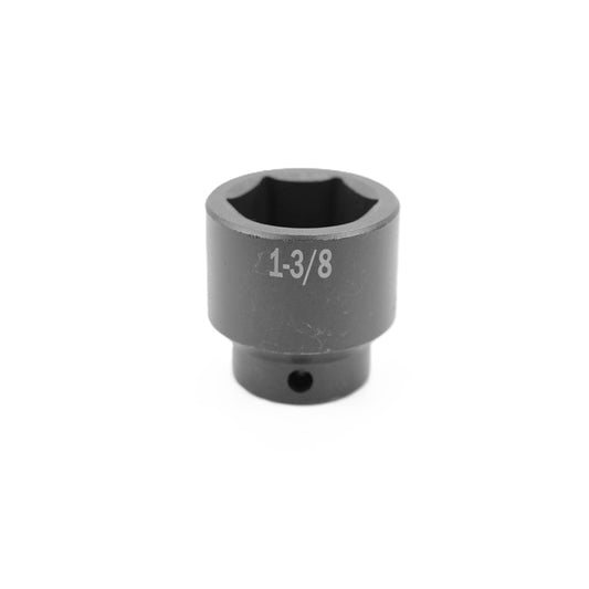 SK Tools - 1-3/8 in.- 1/2 in.- Drive 6 Point Standard Fractional Impact Socket