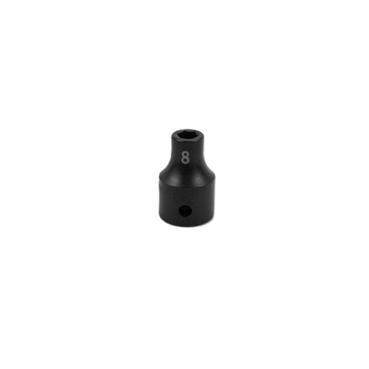 SK Tools - 8 mm 1/2 in.- Drive 6 Point Standard Metric Impact Socket