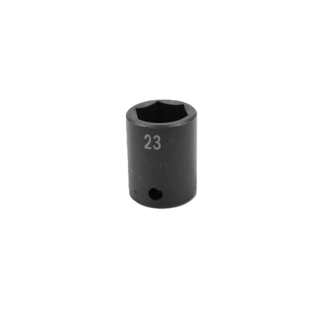 SK Tools - 23 mm 1/2 in.- Drive 6 Point Standard Metric Impact Socket