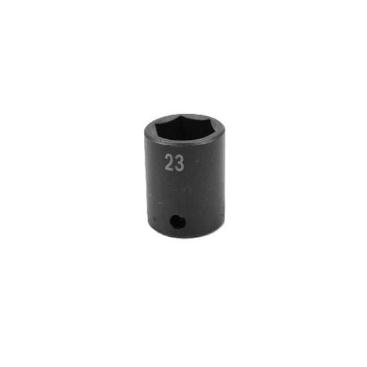 SK Tools - 23 mm 1/2 in.- Drive 6 Point Standard Metric Impact Socket