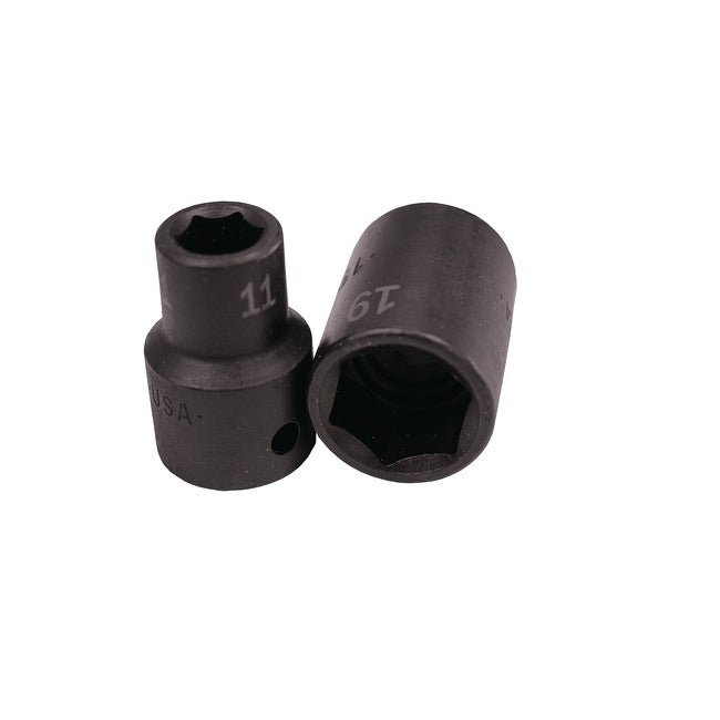SK Tools - 32 mm 1/2 in.- Drive 6 Point Standard Metric Impact Socket