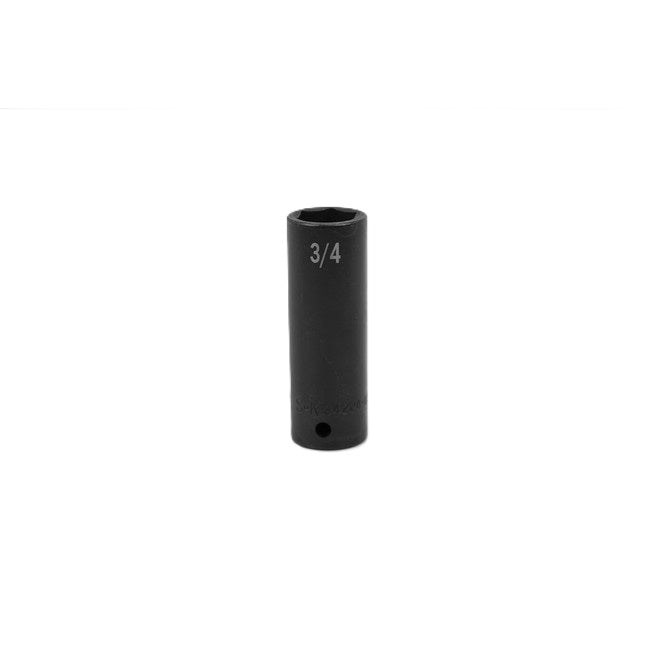 SK Tools - 3/4 in.- 1/2 in.- Drive 6 Point Deep Fractional Impact Socket
