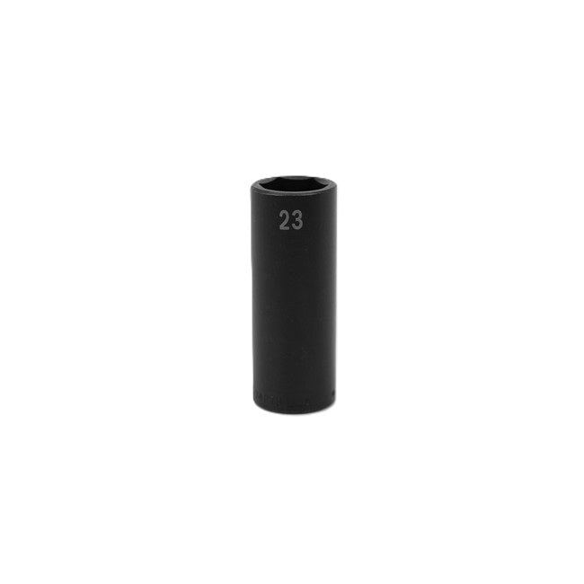 SK Tools - 23 mm 1/2 in.- Drive 6 Point Deep Metric Impact Socket