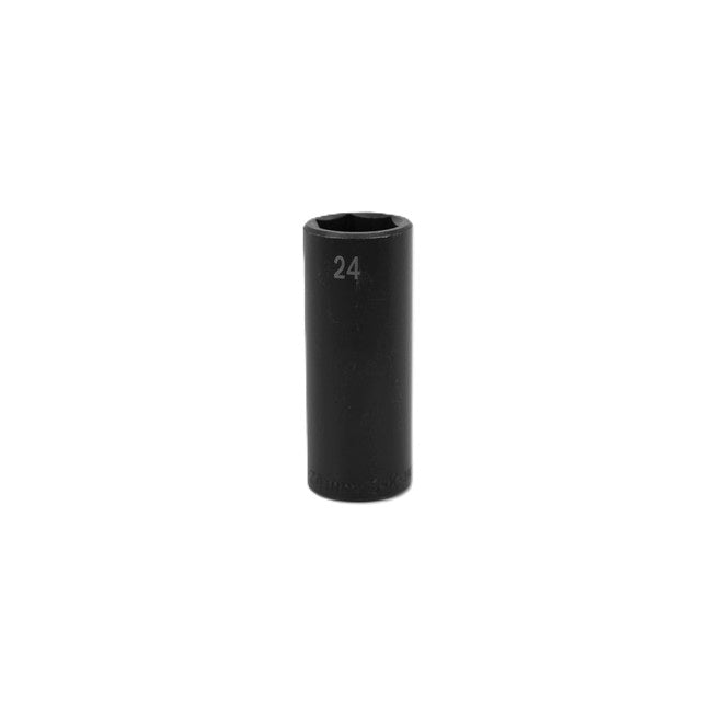 SK Tools - 24 mm 1/2 in.- Drive 6 Point Deep Metric Impact Socket