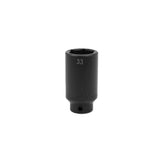 SK Tools - 33 mm 1/2 in.- Drive 6 Point Deep Metric Impact Socket
