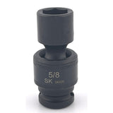SK Tools - 5/8 in.- 1/2 in.- Drive 6 Point Swivel Fractional Impact Socket
