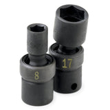 SK Tools - 24 mm 1/2 in.- Drive 6 Point Swivel Metric Impact Socket
