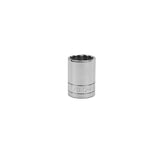 SK Tools - 7/8 in.- 1/2 in.- Drive 12 Point Fractional Standard Chrome Socket