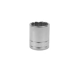 SK Tools - 1-1/16 in.- 1/2 in.- Drive 12 Point Fractional Standard Chrome Socket