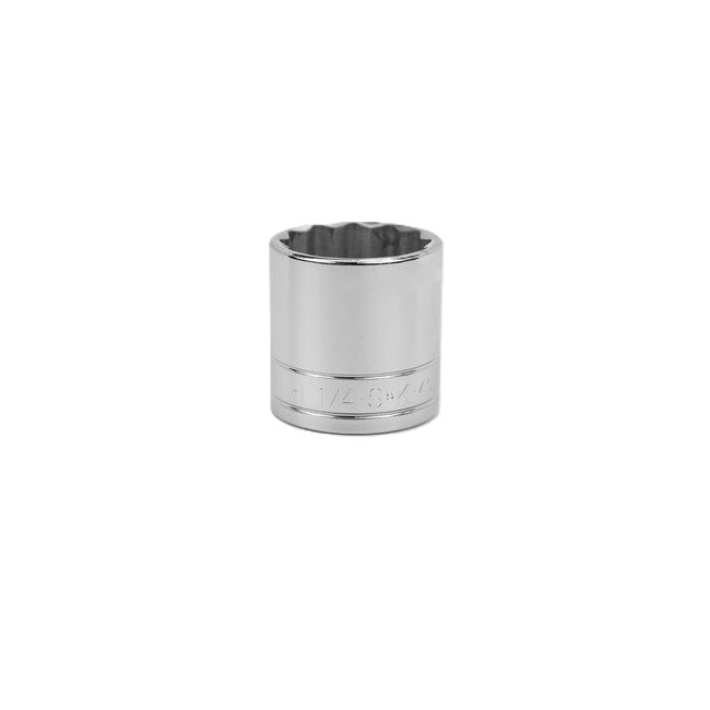 SK Tools - 1-1/4 in.- 1/2 in.- Drive 12 Point Fractional Standard Chrome Socket