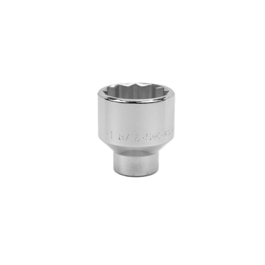 SK Tools - 1-5/16 in.- 1/2 in.- Drive 12 Point Fractional Standard Chrome Socket