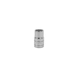SK Tools - 9/16 in.- 1/2 in.- Drive 12 Point Fractional Standard Chrome Socket
