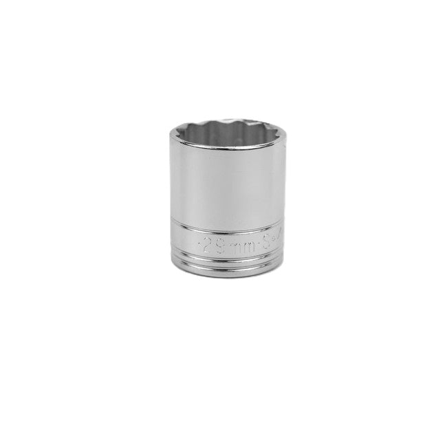 SK Tools - 29 mm 1/2 in.- Drive 12 Point Metric Standard Chrome Socket