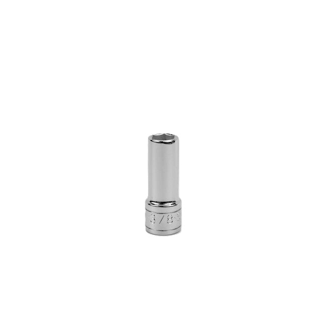 SK Tools - 3/8 in.- 3/8 in.- Drive 6 Point Fractional Deep Chrome Socket